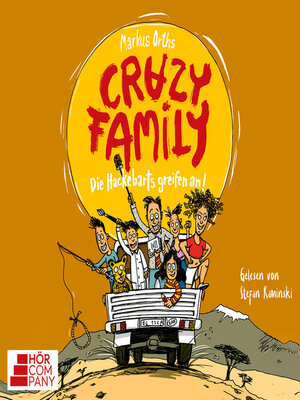 cover image of Die Hackebarts greifen an--Crazy Family, Teil 3 (Ungekürzt)